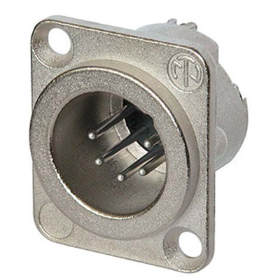 Neutrik 5 Pin Metal Mounting XLR Connector/Male